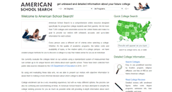 Desktop Screenshot of american-school-search.com